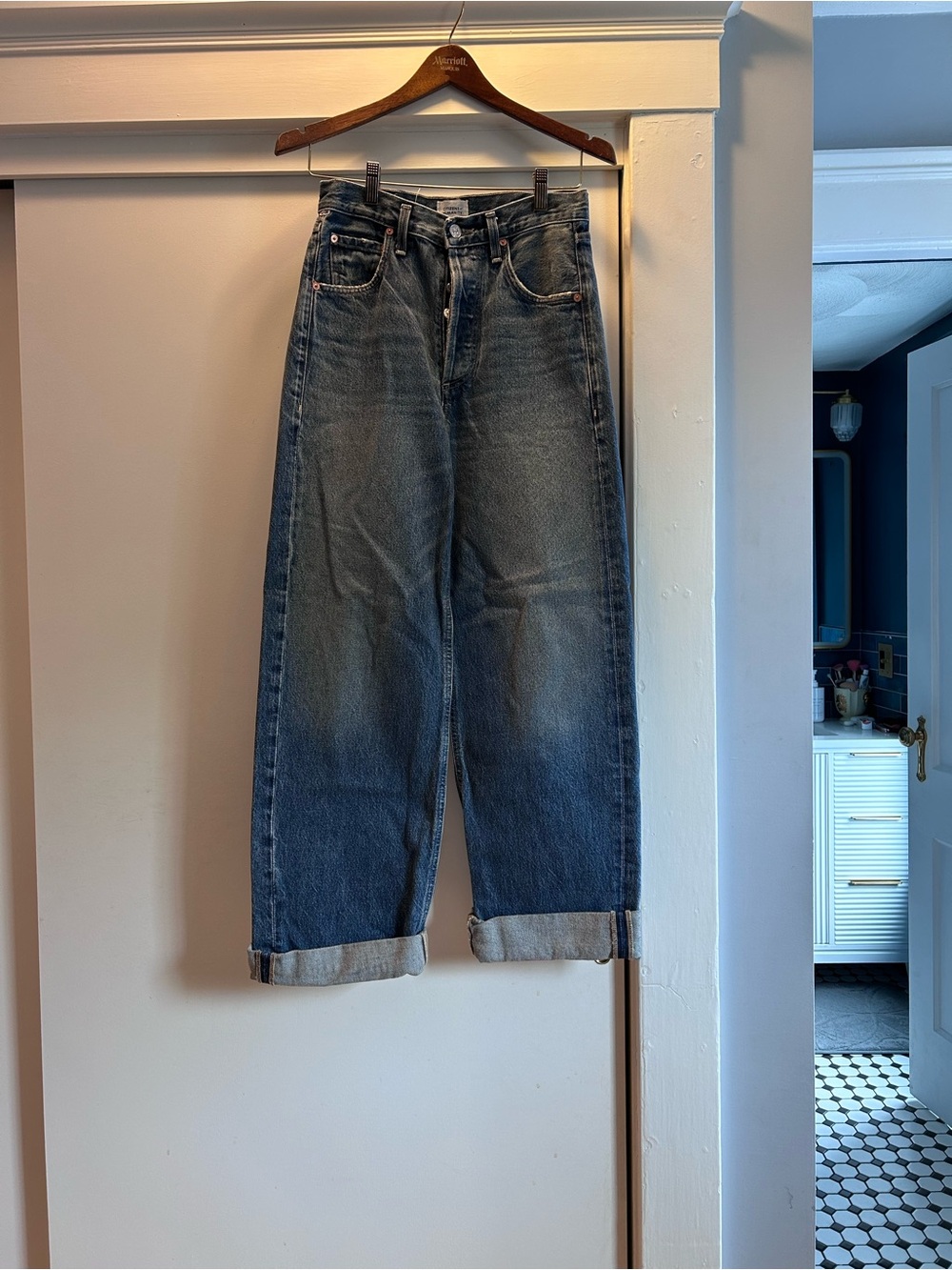 TWO pairs Citizens of Humanity jeans, like new! Style Ayla; 2 different washes. - Picture 2 of 12